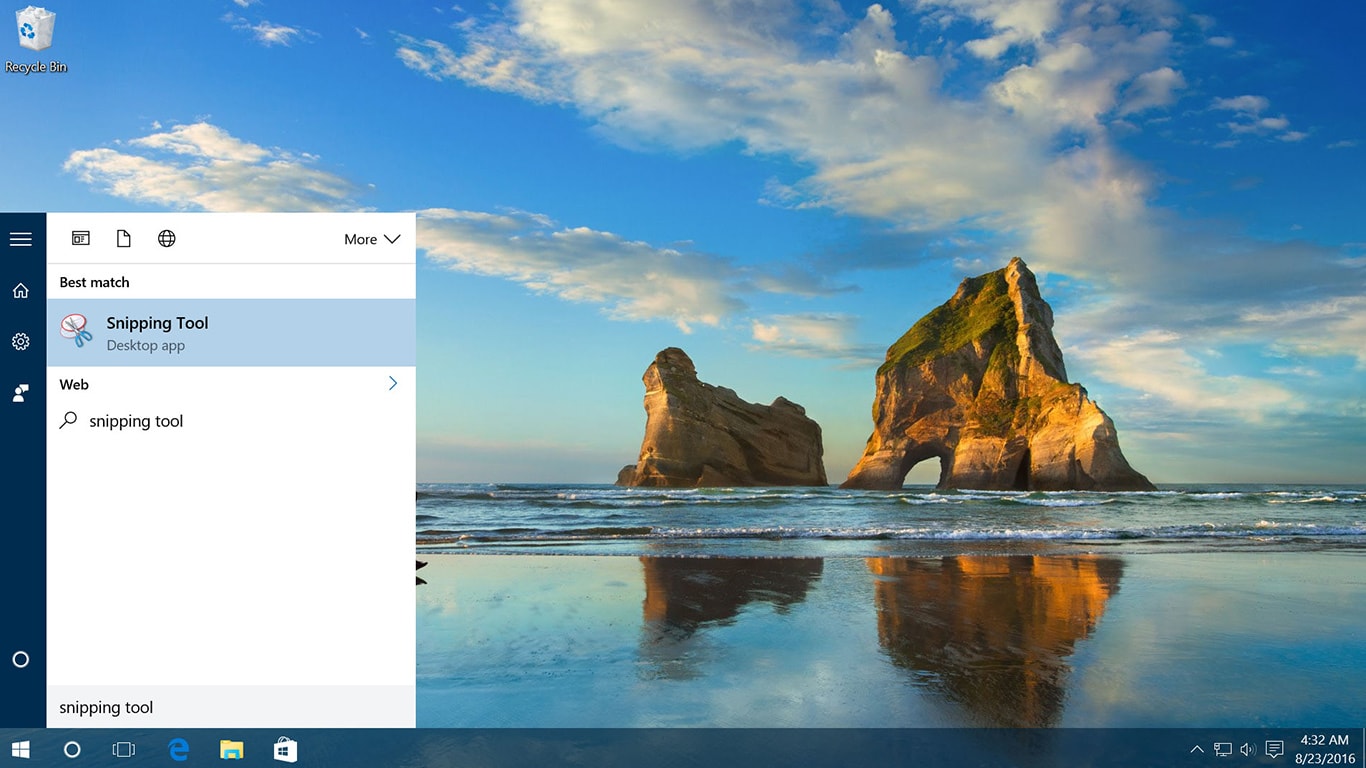 Windows 10 Snipping Tool