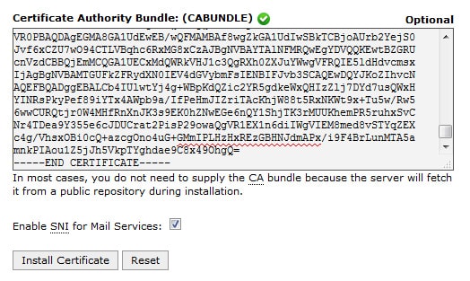 Certificate Authority Bundle CA Bundle