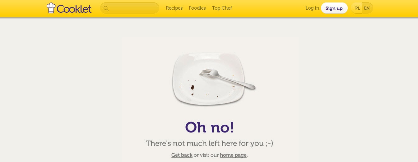 Cooklet Amazing 404 Pages