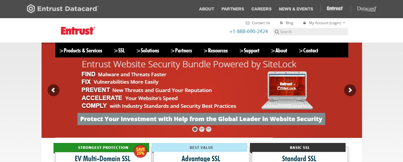 Entrust SSL Certificates