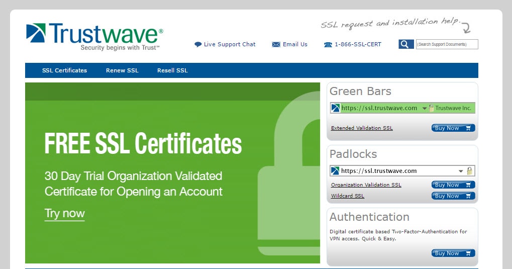 Trustwave SSL Services