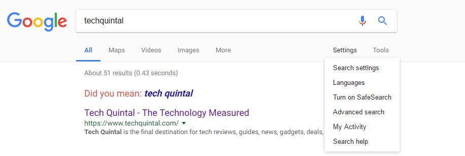 Google Search Engine Configuration