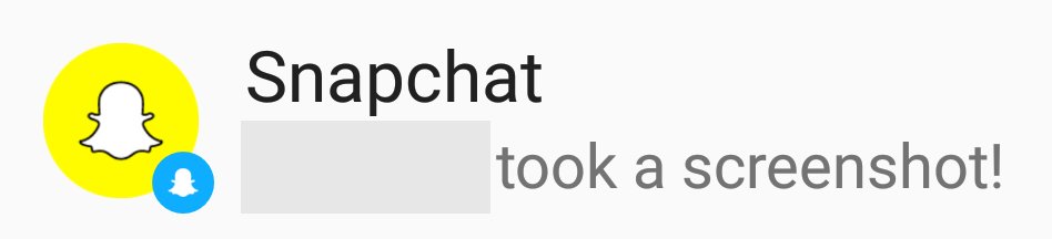 Snapchat Screenshot Notification