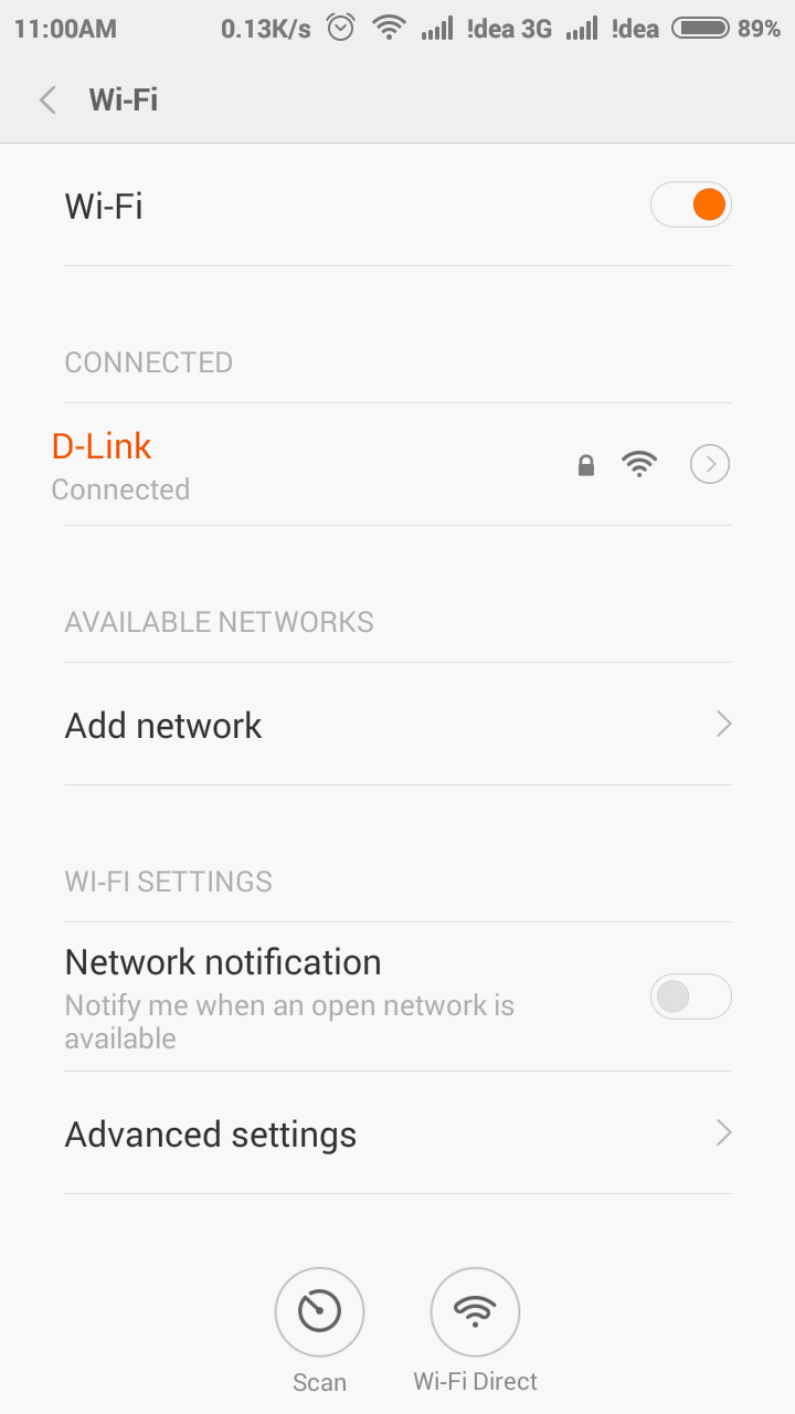 Android Network Options for DNS Settings