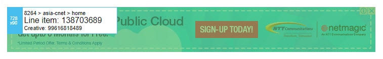 Google Publisher Toolbar Ad Overlay