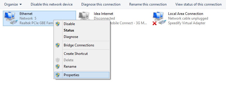 Internet Connection Properties for DNS Migration