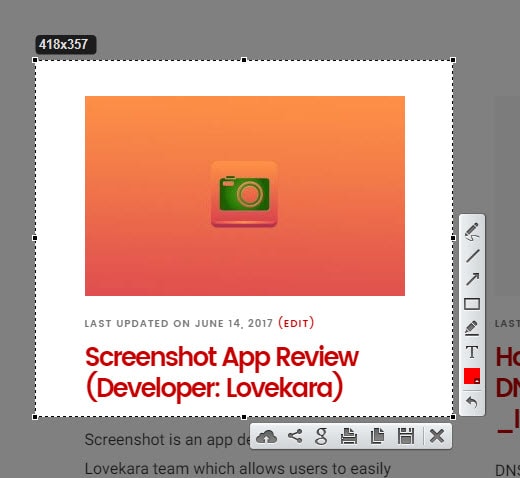 Lightshot Interface