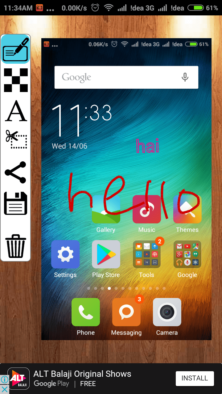 Screenshot App Editor