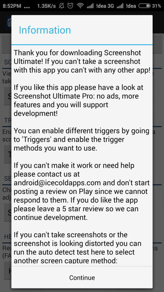 Screenshot Ultimate Information