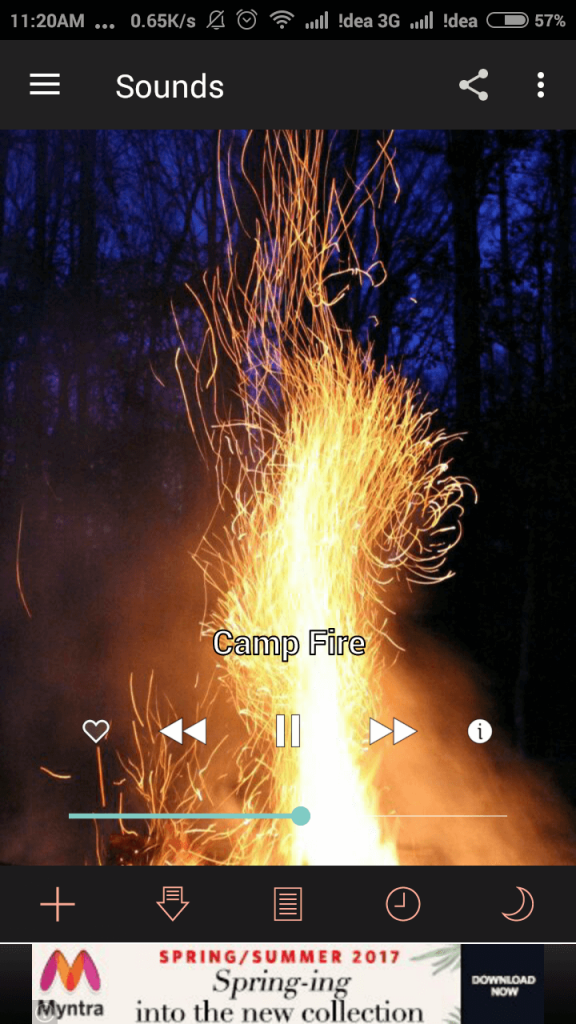 White Noise Free App Interface 2