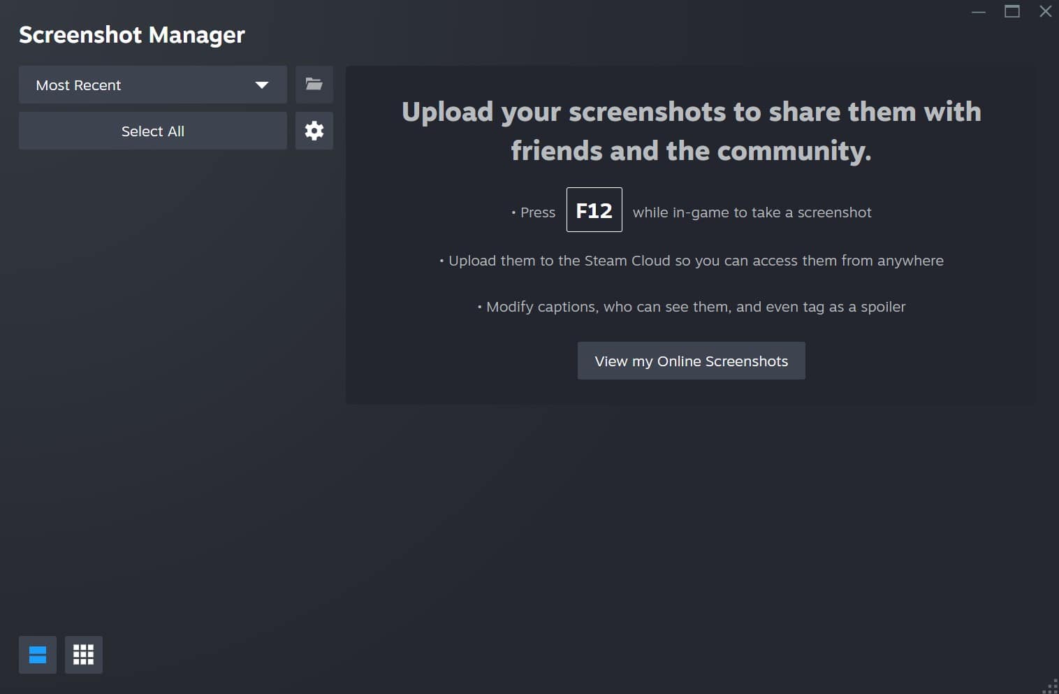 Steam Screenshot Manager