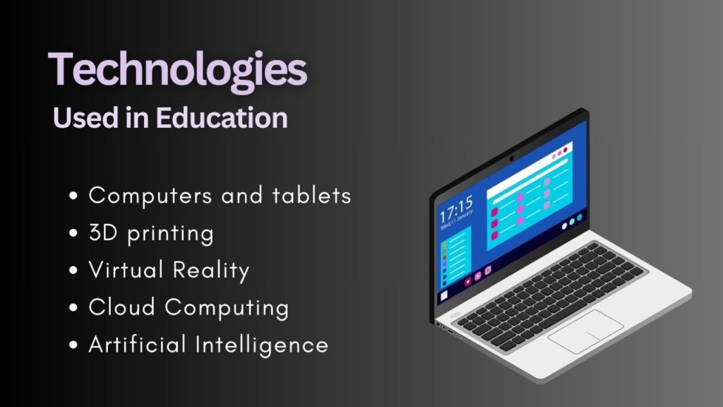 Technologies Used in Education