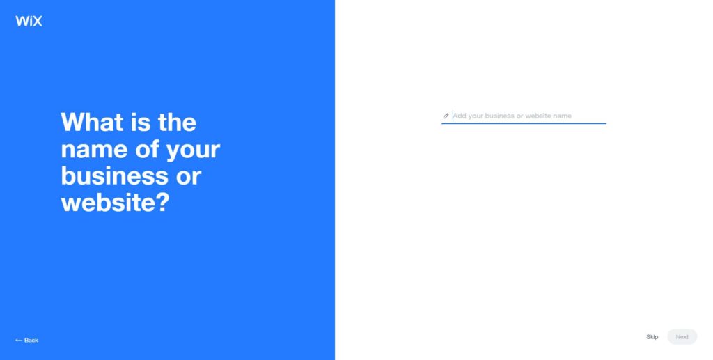 Wix ADI Website Name