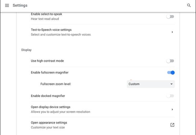 Chromebook Fullscreen Zoom Level