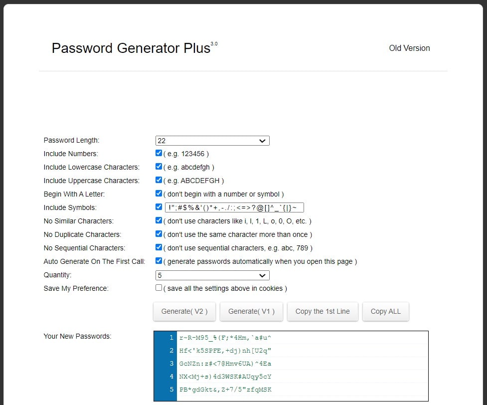 Password Generator Plus