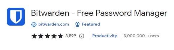Bitwarden Chrome Extension