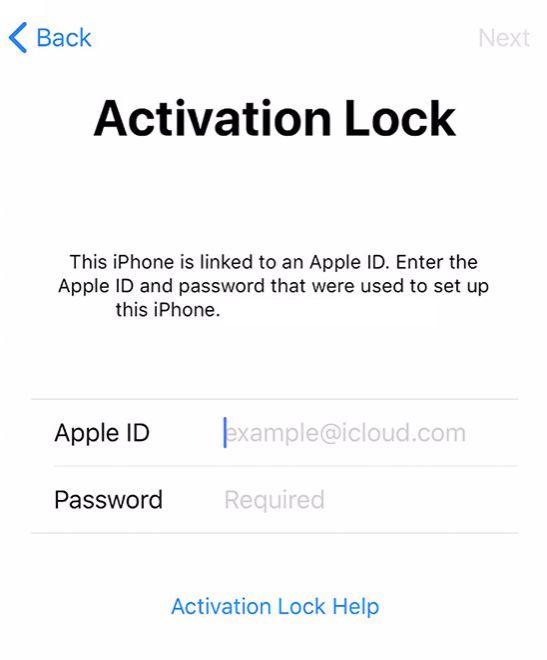 iPhone Activation Lock