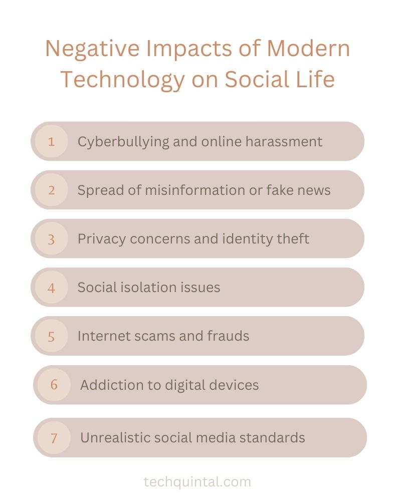 Negative Impacts of Modern Technology on Social Life