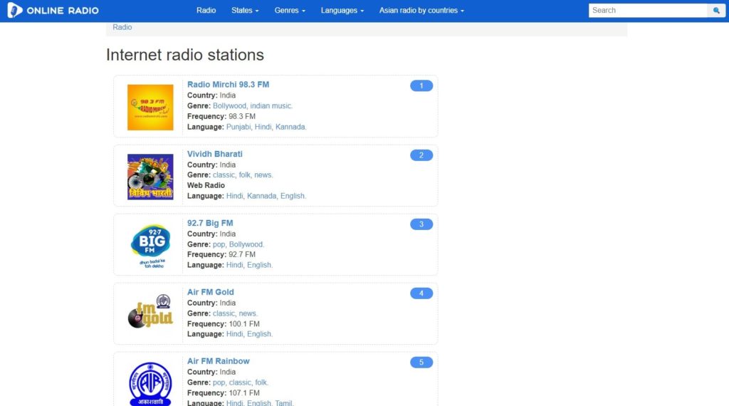 Free Online Radio Station