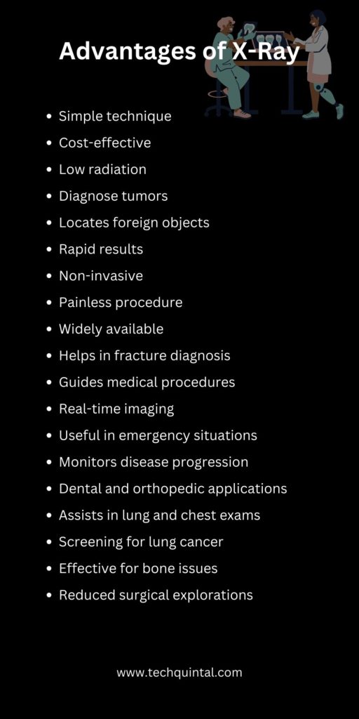 Advantages of X-Ray