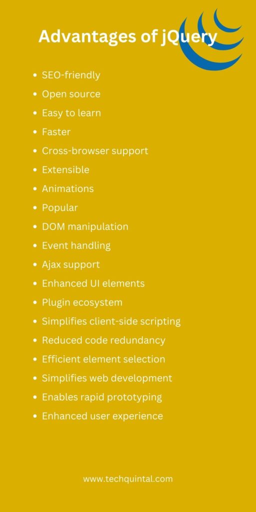 Advantages of jQuery