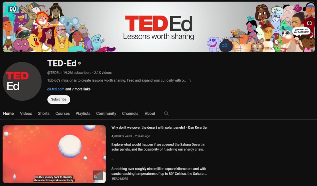 TED-Ed YouTube Channel