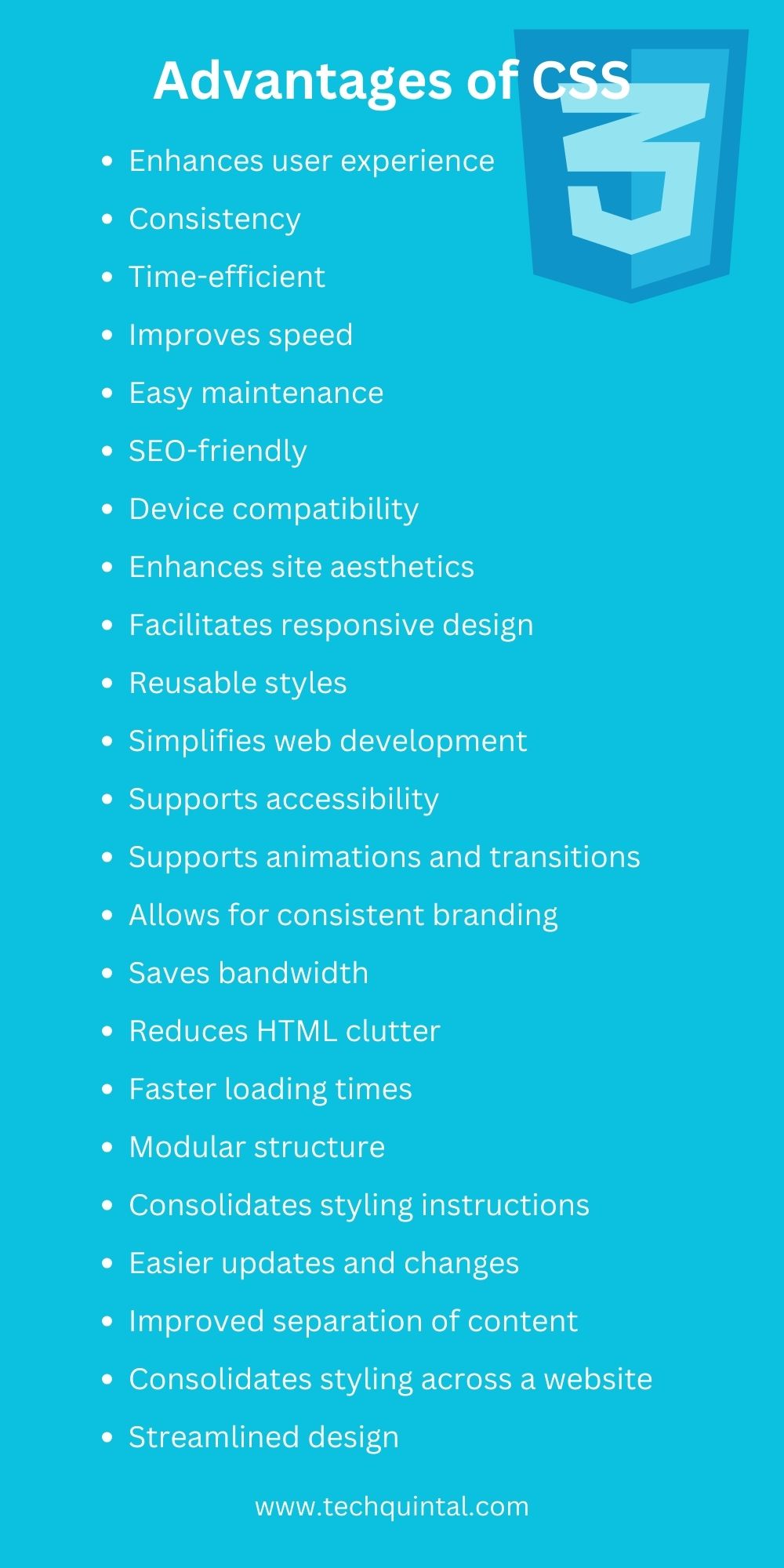 Advantages of CSS