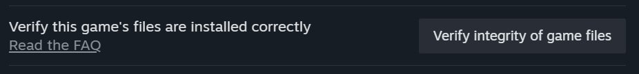 Steam Verify Integrity of Files