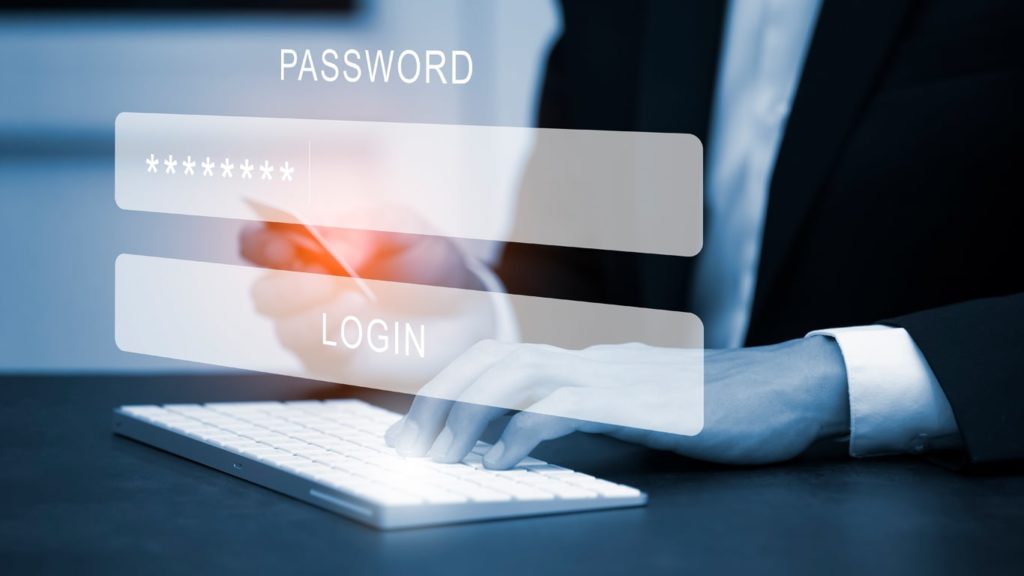Entering Account Password