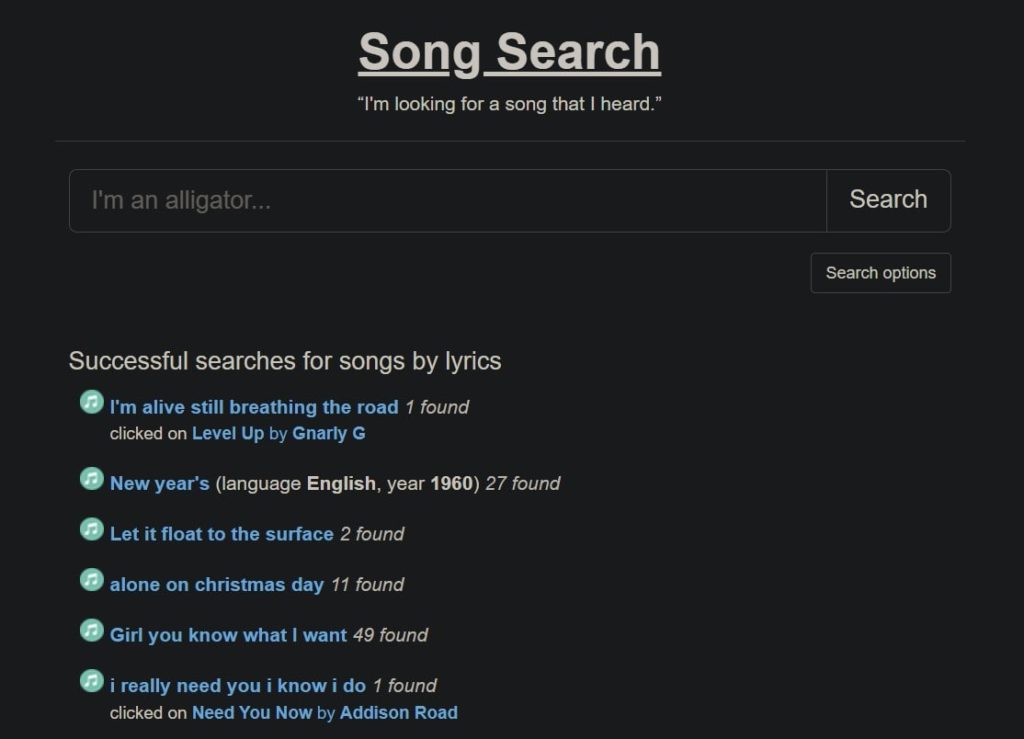 Song Search