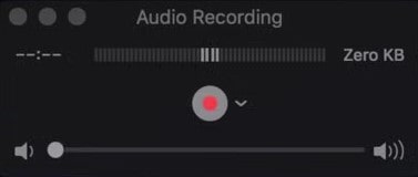 Audio Recording QuickTime