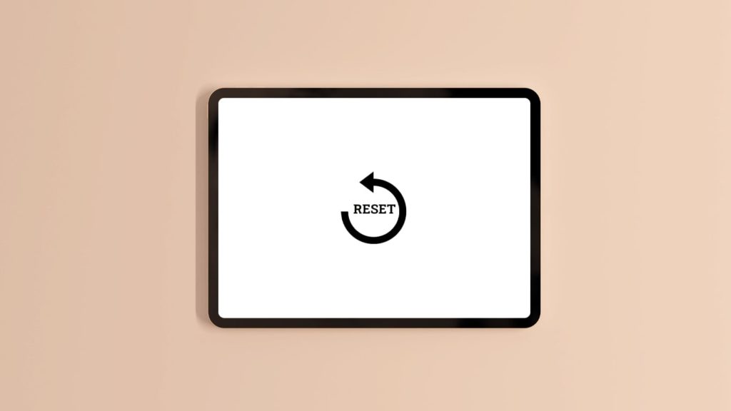 iPad Reset