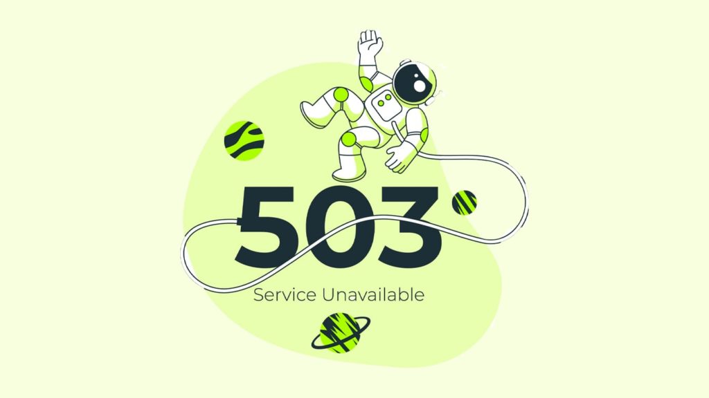 503 Service Unavailable Error