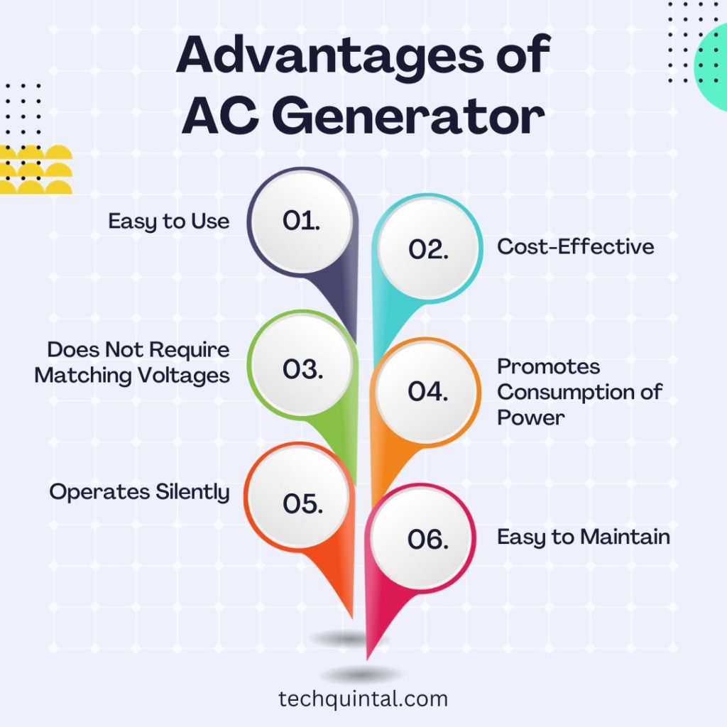 Advantages of AC Generator