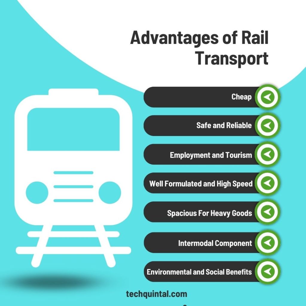 Advantages of Rail Transport