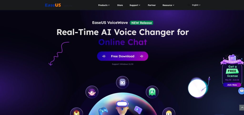 EaseUs AI Voice Changer