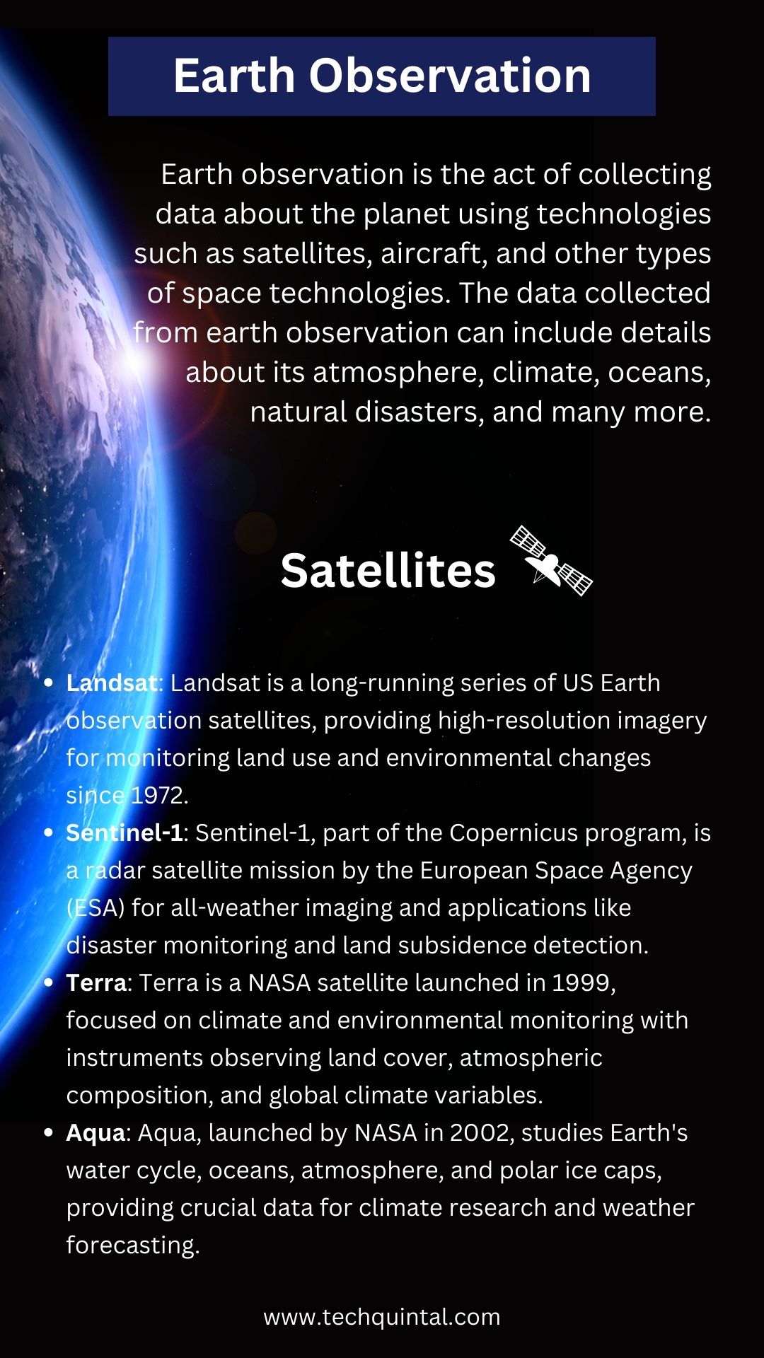 Infographic - Earth Observation